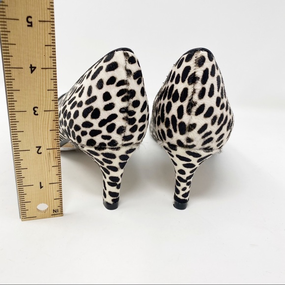 NIB Clarks Laina55 Leather Animal Print Heels - Picture 6 of 12